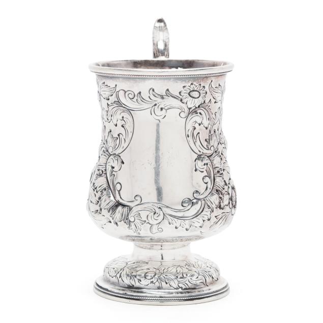 coin-silver-repousse-mug-retailed-in-charleston-south-carolina