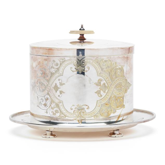 victorian-silver-plated-biscuit-box