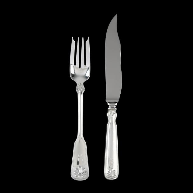tiffany-co-i-shell-thread-i-sterling-silver-fish-service