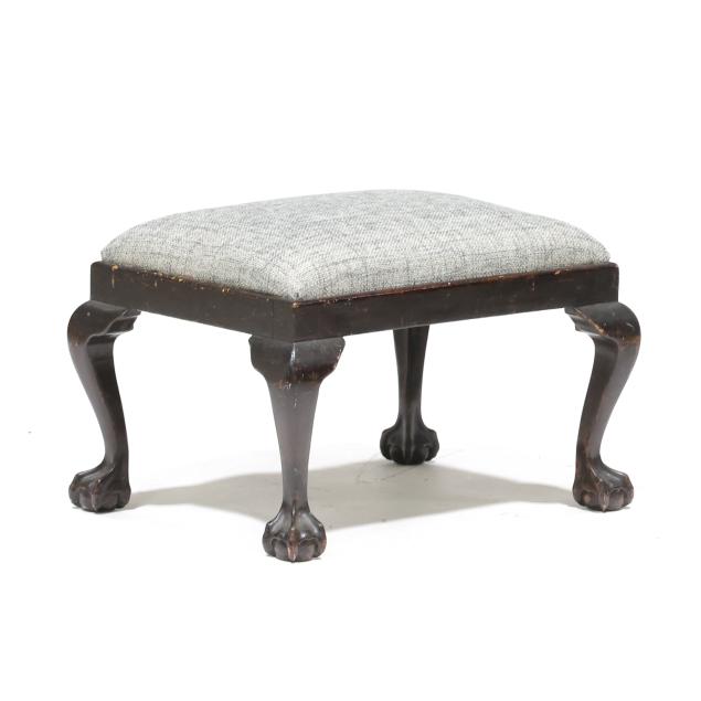 chippendale-style-carved-mahogany-stool