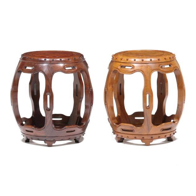 pair-of-chinese-carved-hardwood-garden-stools