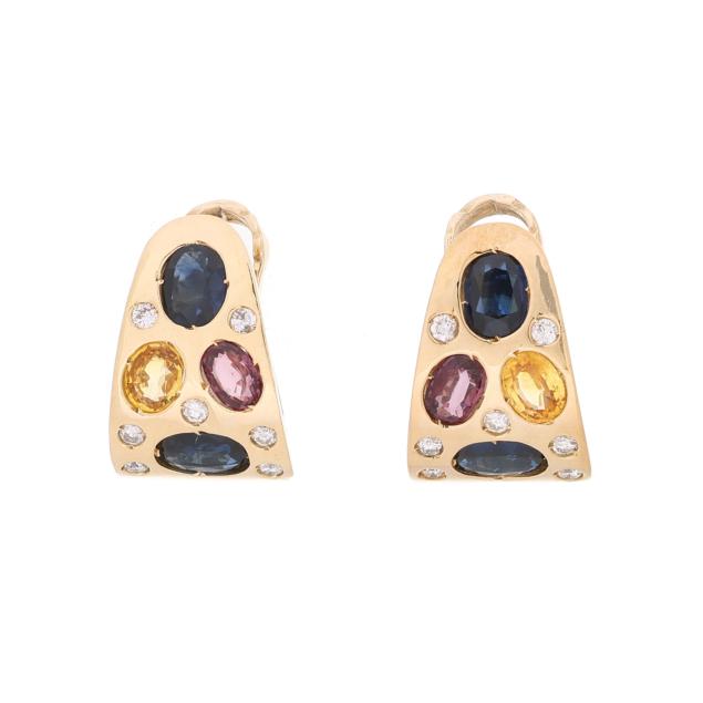 gold-and-gem-set-earrings