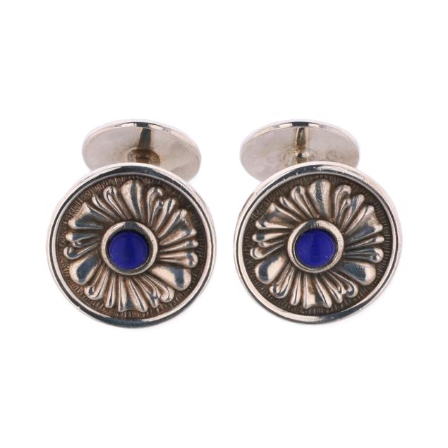 silver-and-blue-hardstone-cufflinks-buccellati