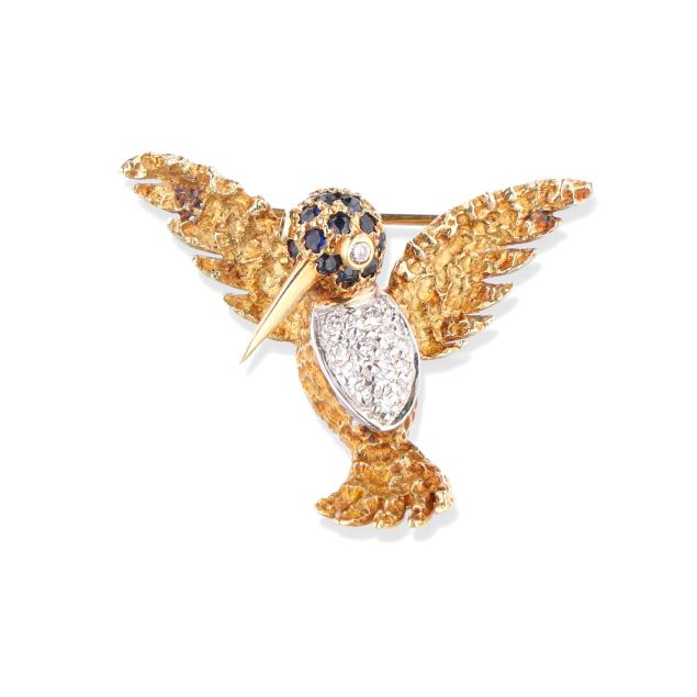 gold-sapphire-and-diamond-hummingbird-motif-brooch