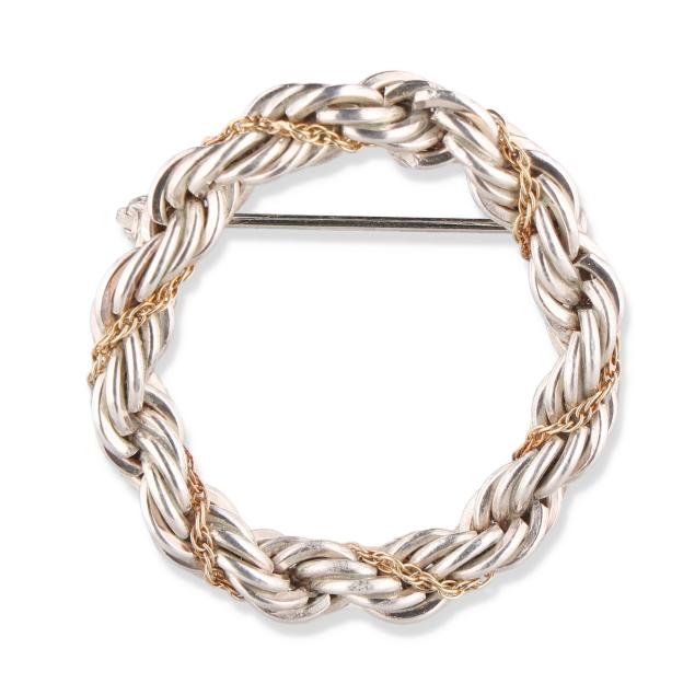 silver-and-gold-wreath-brooch-tiffany-co