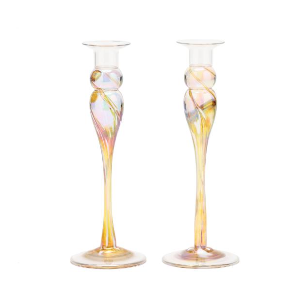 mark-rosenbaum-pair-of-blown-glass-candlesticks