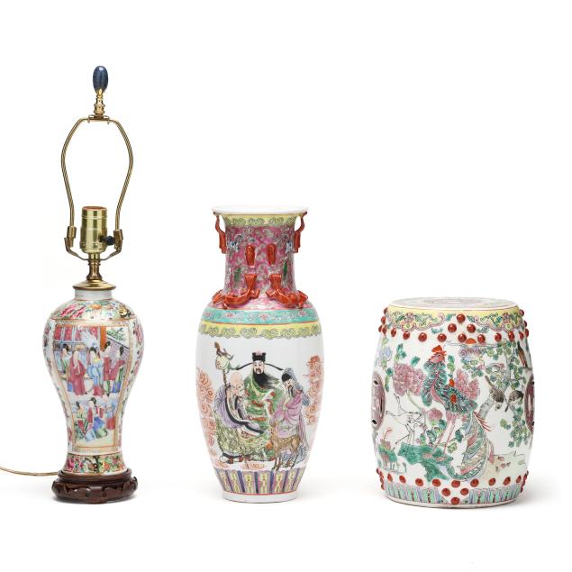 chinese-export-famille-rose-vase-plant-stand-and-lamp