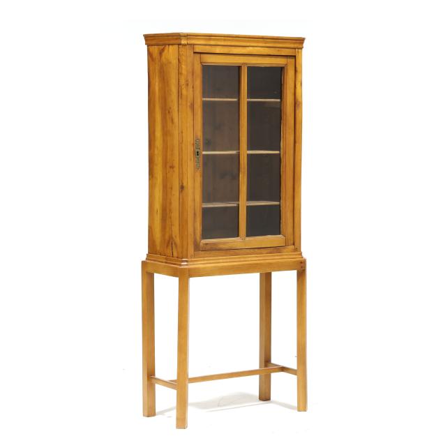 antique-french-fruitwood-cabinet-on-stand