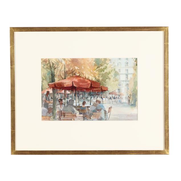 paul-banning-british-1934-2021-i-lunch-time-at-the-tuileries-i