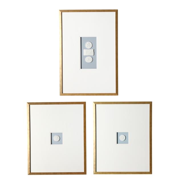 framed-set-of-three-mounted-plaster-intaglios
