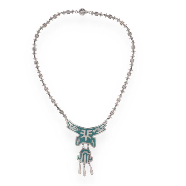 silver-and-turquoise-necklace-mexico