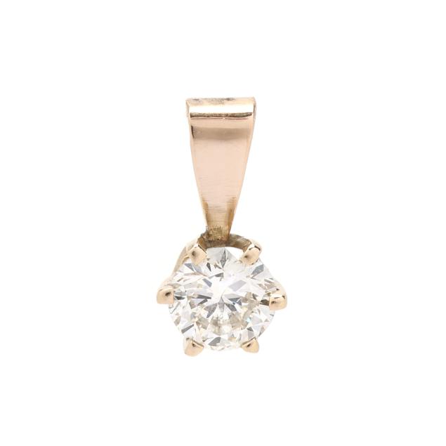 gold-and-diamond-solitaire-pendant