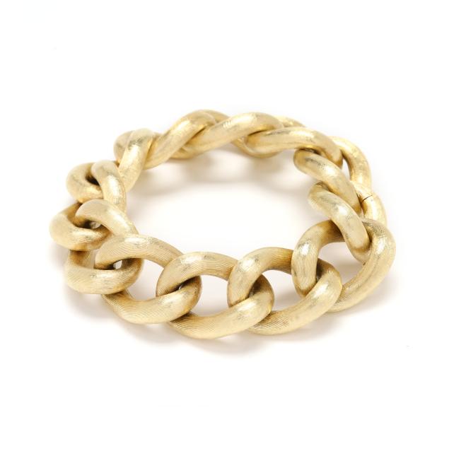 gold-curb-link-bracelet-unoaerre