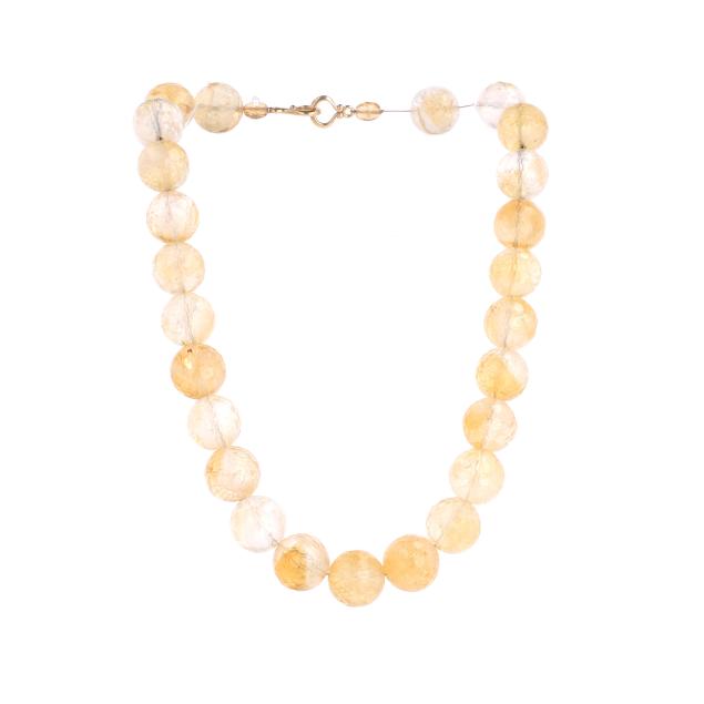 faceted-citrine-bead-necklace-with-gold-clasp