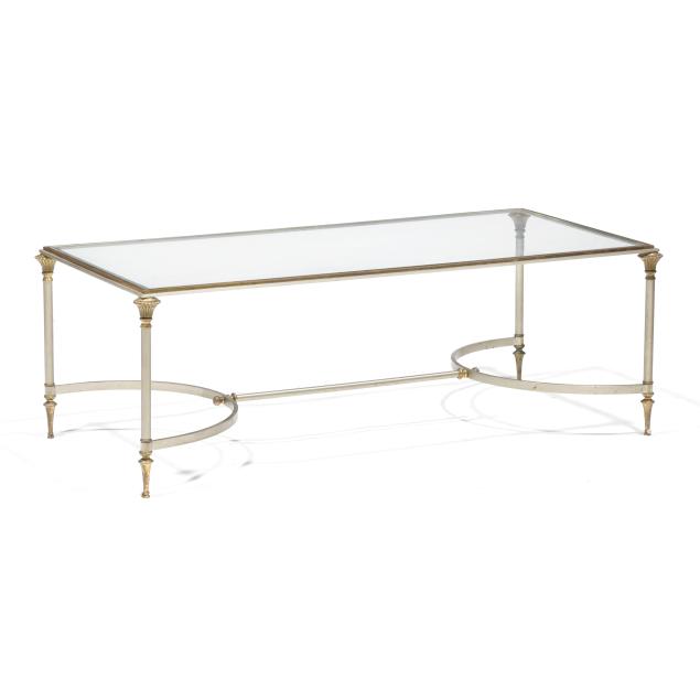 maison-jansen-style-steel-and-brass-neoclassical-directoire-coffee-table