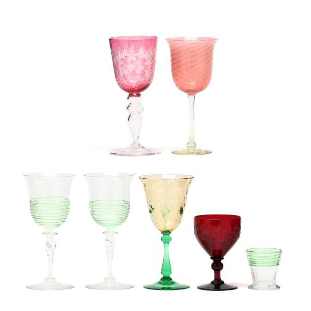 steuben-assorted-colored-crystal-stemware