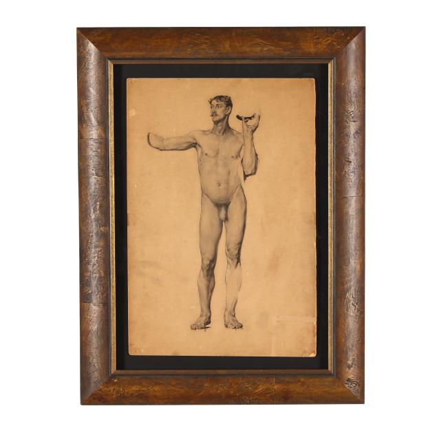 american-school-circa-1900-standing-male-nude