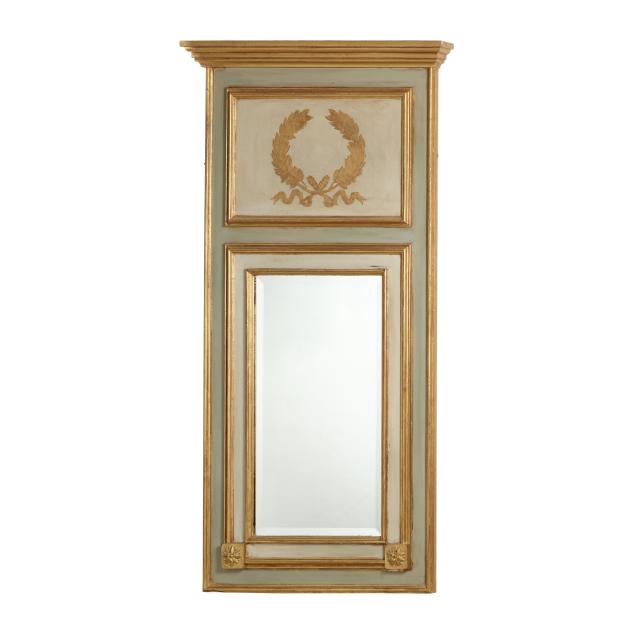 neoclassical-style-painted-trumeau-mirror