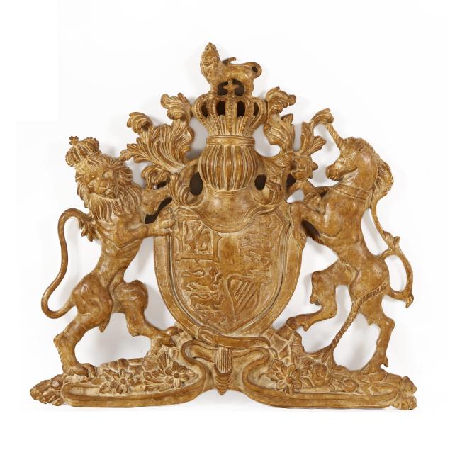 large-cast-english-coat-of-arms-plaque