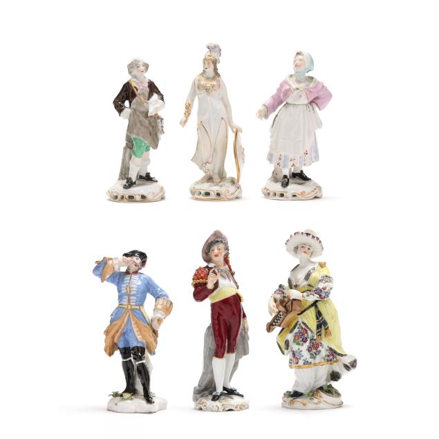 collection-of-six-continental-porcelain-figurines-attributed-to-edme-samson-et-cie