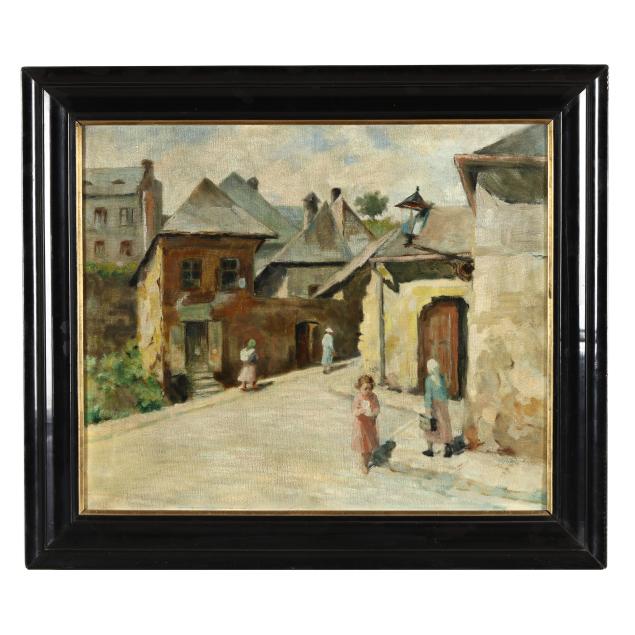 will-tschech-germany-1891-1975-village-scene