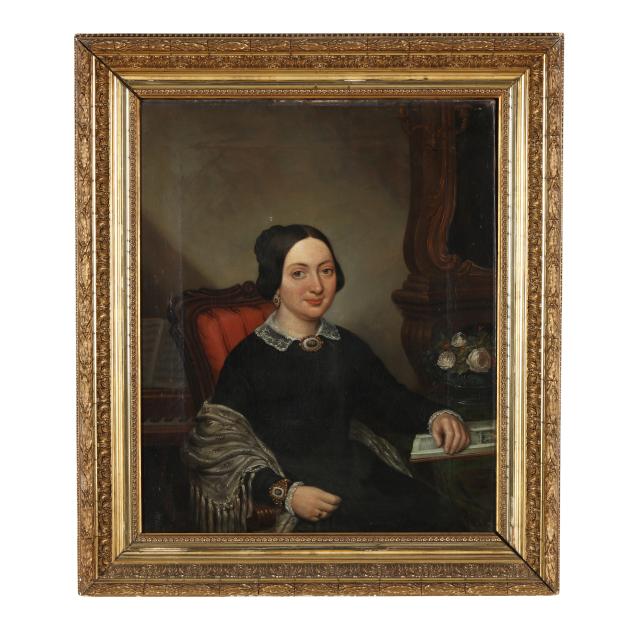 dutch-school-mid-19th-century-portrait-of-a-lady-with-book