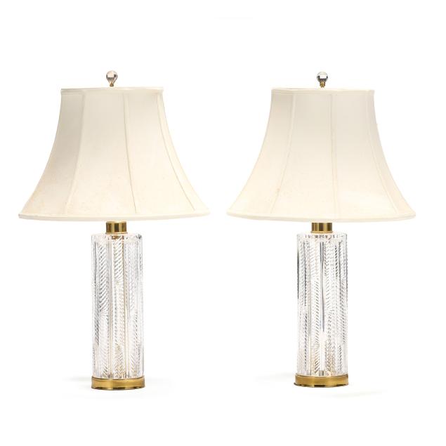 waterford-pair-of-crystal-lamps