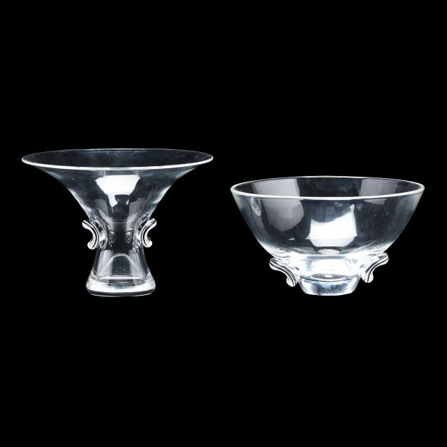 steuben-thumbprint-bowl-and-vase