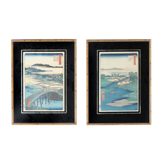 utagawa-hiroshige-japanese-1797-1858-two-woodblock-prints