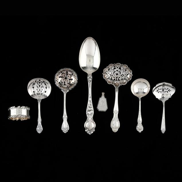eight-pieces-of-sterling-silver-tableware-and-accessories