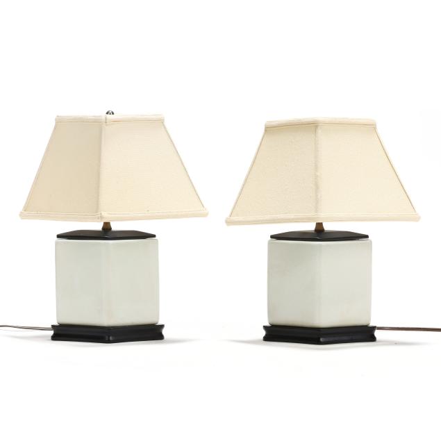 pair-of-asian-modern-ceramic-lozenge-table-lamps