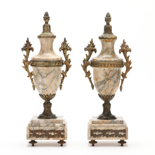 pair-of-french-ormolu-mounted-marble-mantel-urns
