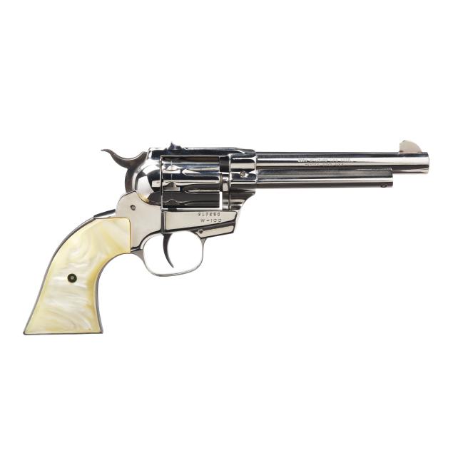 hi-standard-model-w-100-double-nine-22-rimfire-revolver-w-factory-box-leather-holster