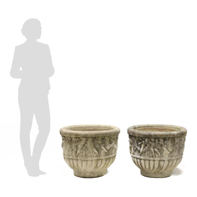 pair-of-large-classical-style-bacchanalian-cast-stone-planters