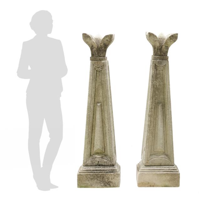 nina-studios-pa-pair-of-large-cast-stone-garden-obelisks