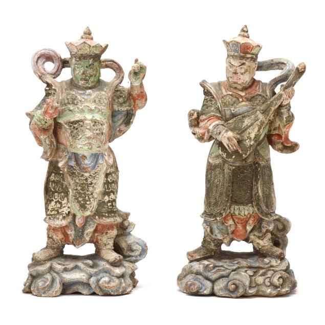 a-pair-of-chinese-carved-wood-polychrome-heavenly-king-figures