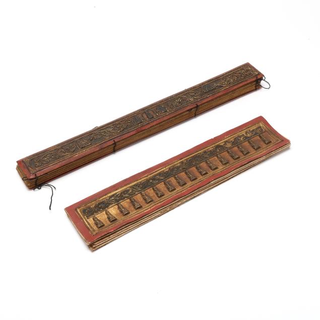two-burmese-illustrated-sutra-panels
