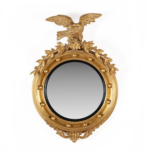 carver-s-guild-federal-style-gilt-convex-mirror