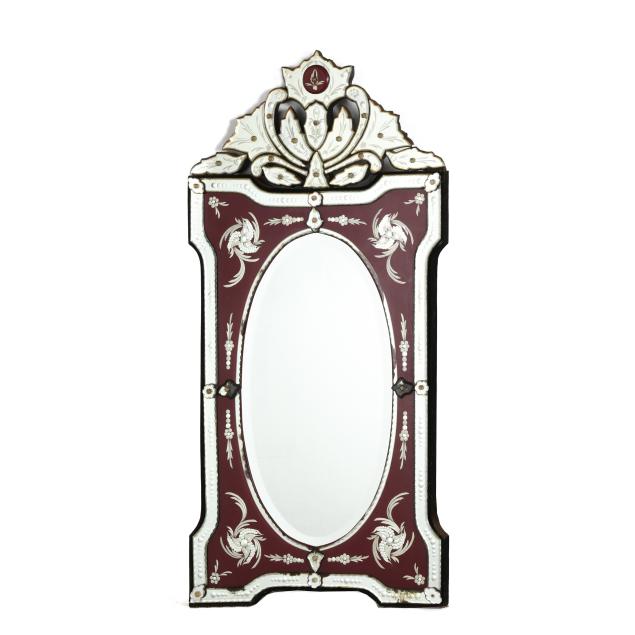 venetian-ruby-cut-glass-mirror