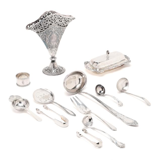 collection-of-silver-plated-tableware