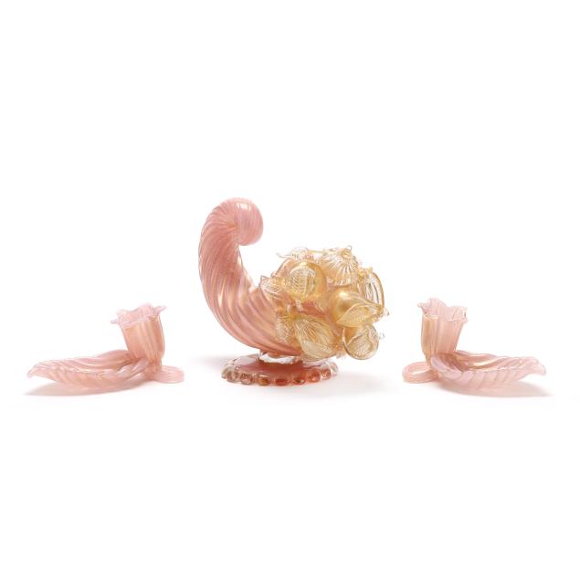 barovier-toso-three-piece-murano-cornucopia-garniture