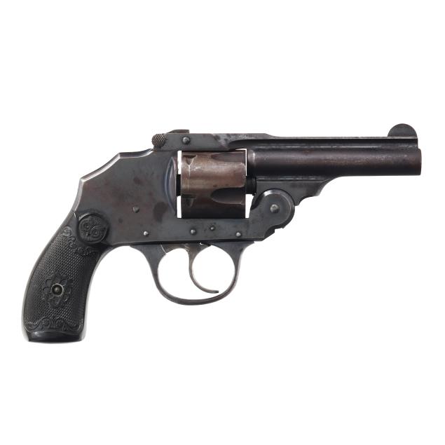 iver-johnson-38-s-w-top-break-revolver-in-shadow-box-display-w-baltimore-md-badge