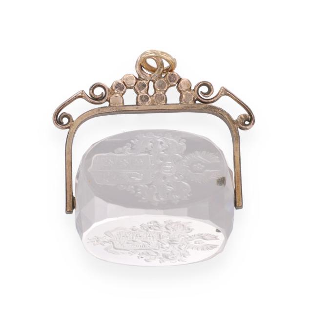 vintage-rock-crystal-quartz-fob