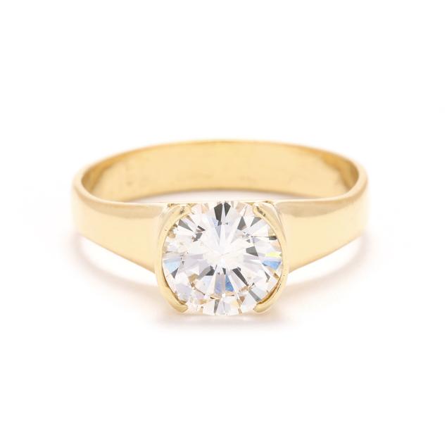 gold-and-round-cut-1-51-carat-diamond-solitaire-ring
