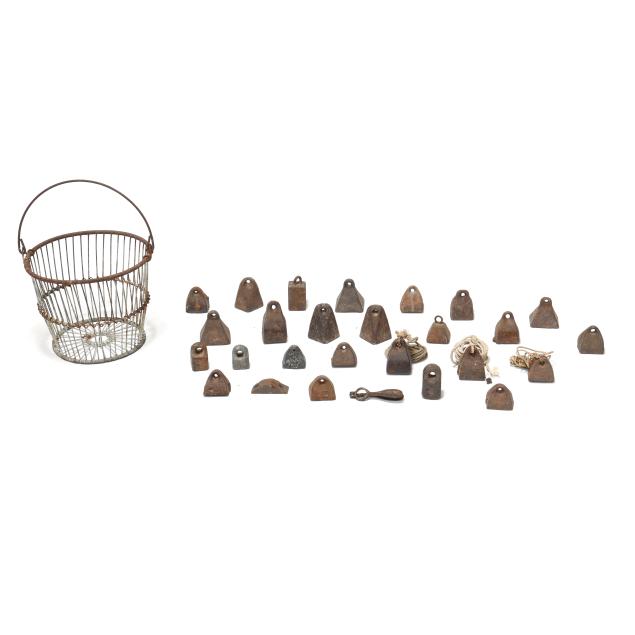 oyster-basket-full-of-early-iron-anchor-weights