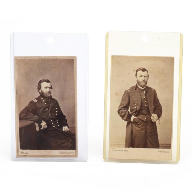 two-cartes-de-visite-of-ulysses-s-grant