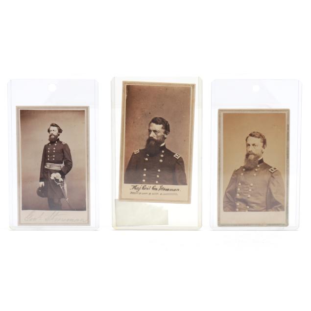 three-cartes-de-visite-of-general-stoneman