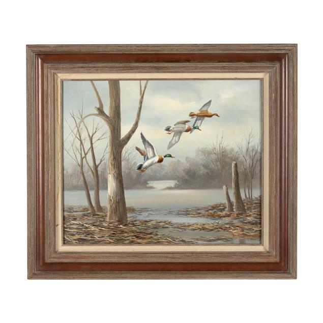 m-p-elliott-american-20th-century-mallards-in-flight