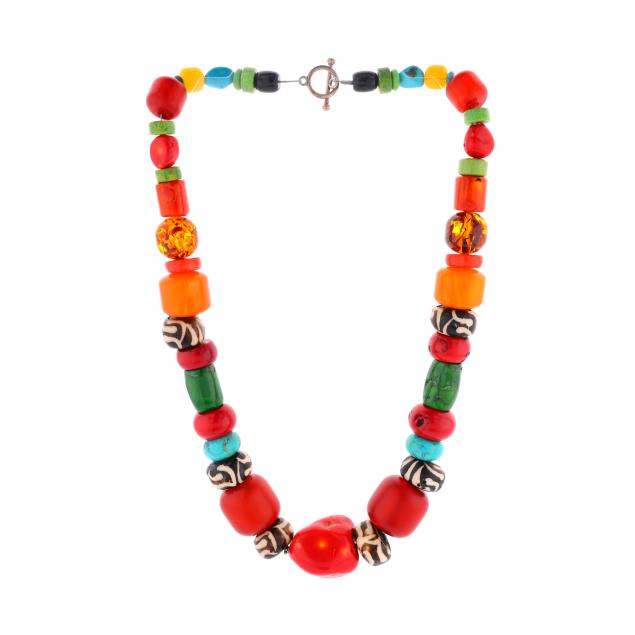 large-bead-multi-stone-necklace