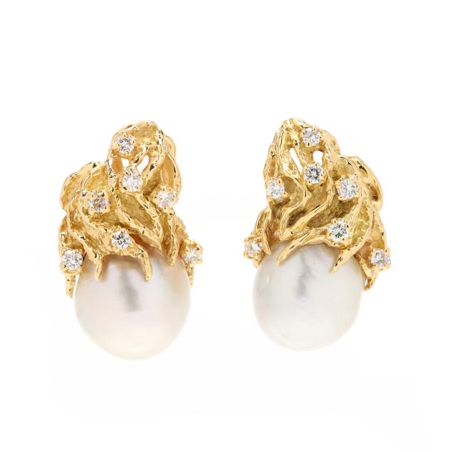 gold-baroque-pearl-and-diamond-earrings-arthur-king